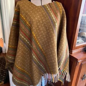 Wool poncho